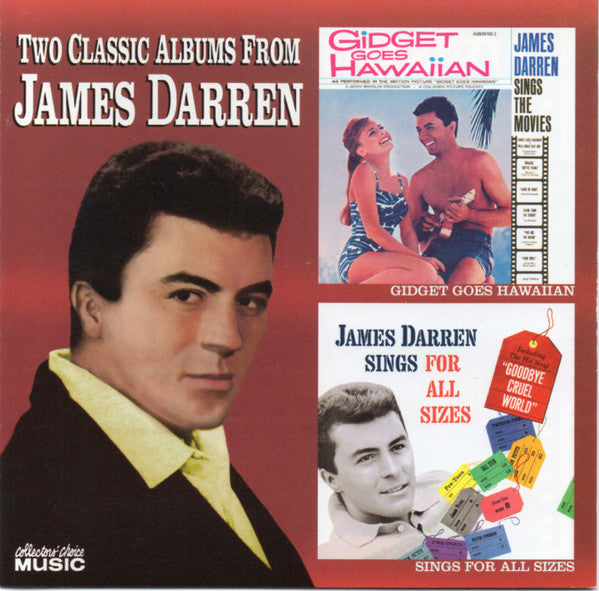 Cover of the James Darren - Two Classic Albums From James Darren: Gidget Goes Hawaiian / Sings For All Sizes CD