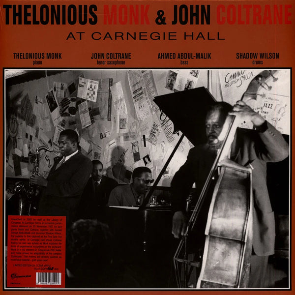 Cover of the Thelonious Monk & John Coltrane -  At Carnegie Hall LP