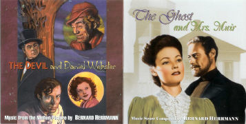 Cover of the Bernard Herrmann - The Ghost And Mrs. Muir / The Devil and Daniel Webster CD