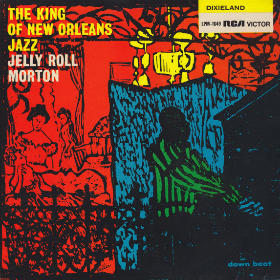 Cover of the Jelly Roll Morton - The King Of New Orleans Jazz LP