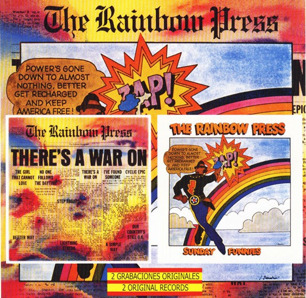 Cover of the The Rainbow Press - There's A War On / Sunday Funnies CD