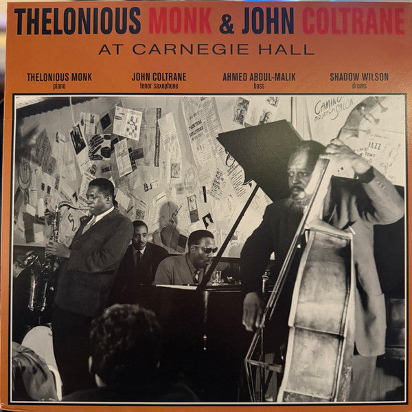 Cover of the Thelonious Monk - Thelonious Monk & John Coltrane At Carnegie Hall LP