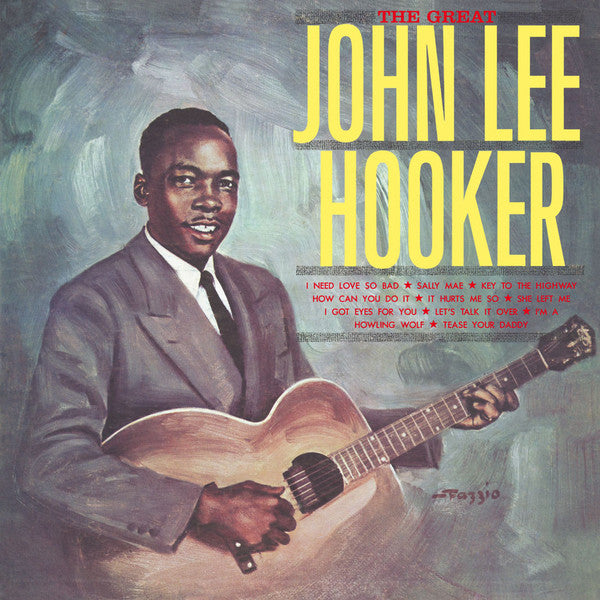 Cover of the John Lee Hooker - The Great John Lee Hooker LP