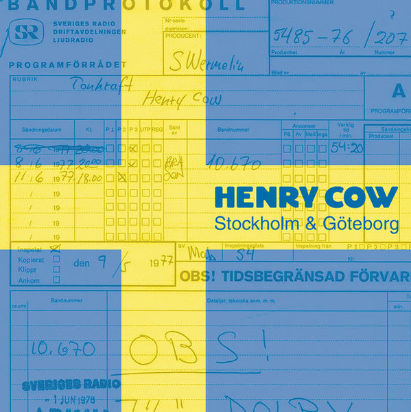 Cover of the Henry Cow - Stockholm & Göteborg LP