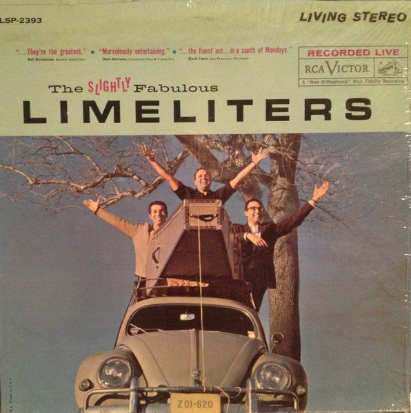 Cover of the The Limeliters - The Slightly Fabulous Limeliters LP