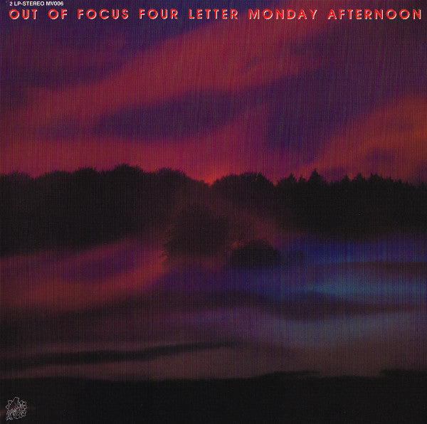 Cover of the Out Of Focus - Four Letter Monday Afternoon LP