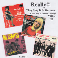 Cover of the Various - Really!! They Sing It In German Vol. III CD