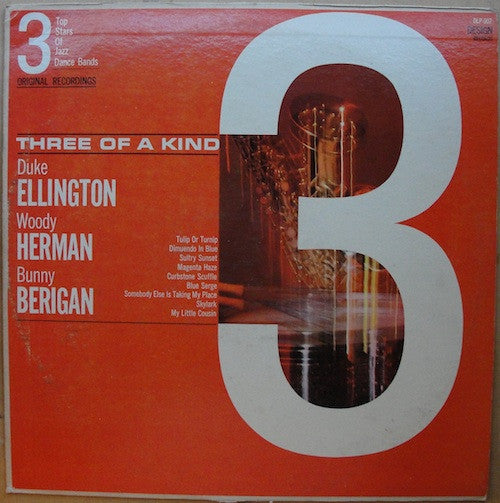 Cover of the Duke Ellington - Three Of A Kind (3 Top Stars Of Jazz Dance Bands) LP