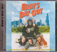 Cover of the Bruce Broughton - Baby's Day Out / For Love Or Money CD