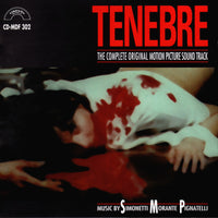 Cover of the Claudio Simonetti - Tenebre (The Complete Original Motion Picture Sound Track) CD
