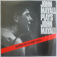 Cover of the John Mayall & The Bluesbreakers - John Mayall Plays John Mayall LP