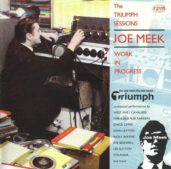 Cover of the Joe Meek - Work In Progress - The Triumph Sessions CD