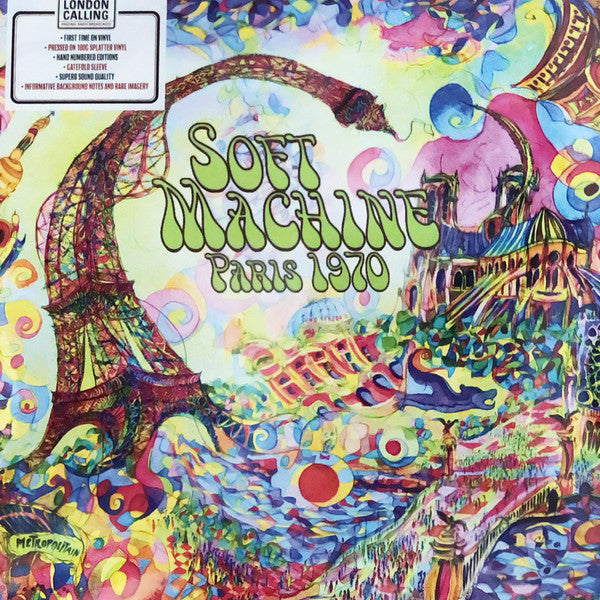 Cover of the Soft Machine - Paris 1970 LP