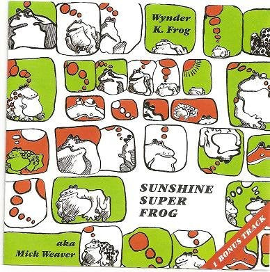 Cover of the Wynder K. Frog - Sunshine Super Frog CD