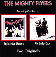 Cover of the Rod Piazza & The Mighty Flyers - Radioactive Material / File Under Rock CD